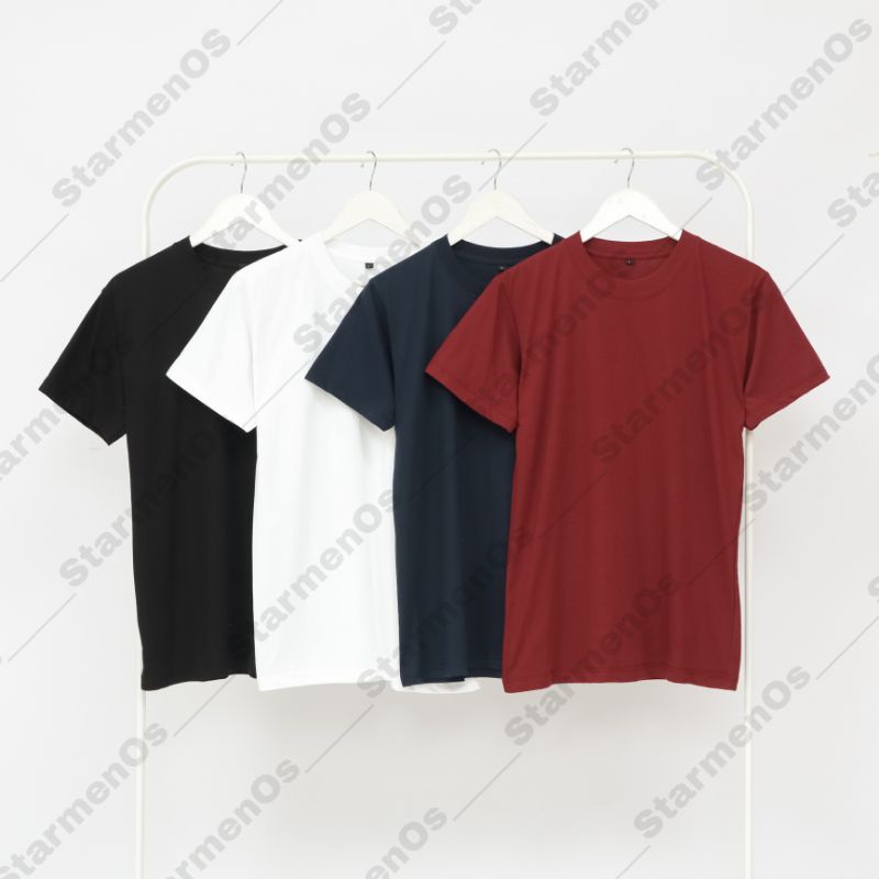 KAOS POLOS UNISEX KATUN COMBED 30S SIZE S , M , L , XL , XXL / PAKAIAN PRIA WANITA / KAOS KEKINIAN / KAOS VIRAL / ATASAN COWOK CEWEK / KAUS OBLONG / TSHIRT TUMBRL TEE BASIC / KAOS DISTRO TERMURAH / BEST SELLER /KAOS ADEM / COTTON COMBED READYSTOCK STARMEN