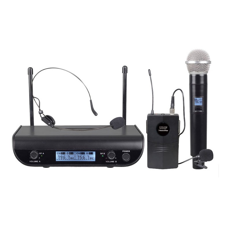 Ealsem Mic wireless 220F tangan jepit