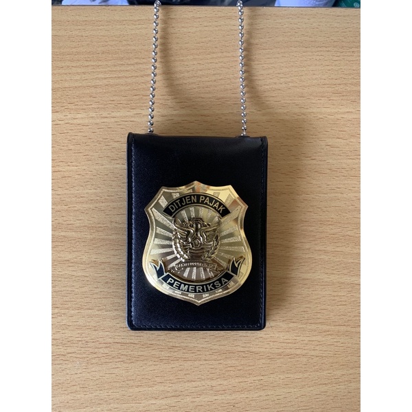 

Dompet KTA, name tag holder dengan lencana PEMERIKSA
