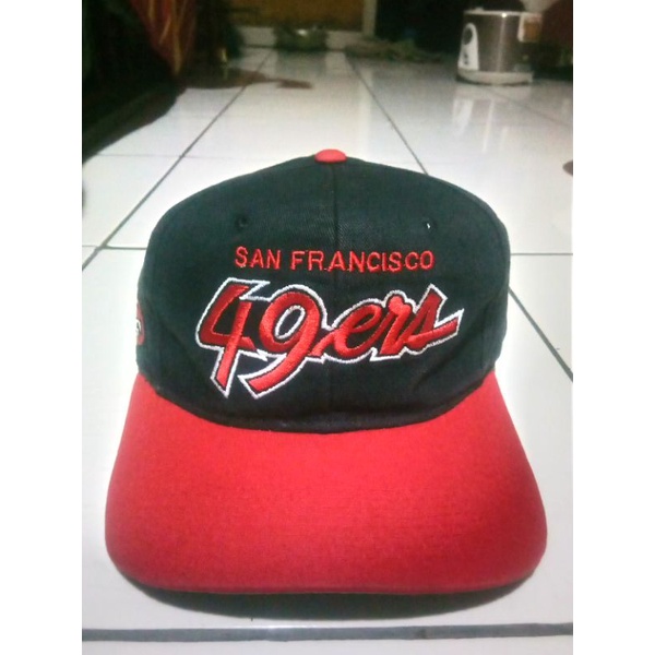 snapback vintage topi vintage san fransisco 49ers second