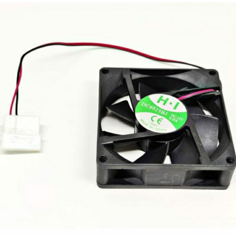 FAN CASING 8 CM HITAM / FAN CPU 8 CM HITAM