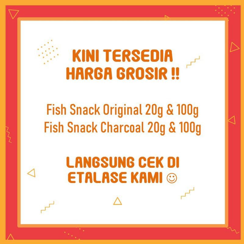 Fish Snack THAILAND Original Charcoal Sugar Glider, Hamster, Landak, Anjing, Kucing 100% asli, Pet Friendly