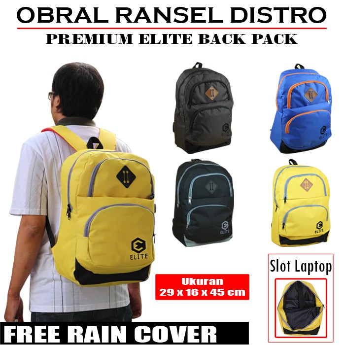 OBRAL TAS DISTRO Backpack Distro Elite Tas Gendong Sekolah SMP SMA Kuliah Ransel Laptop Murah Keren