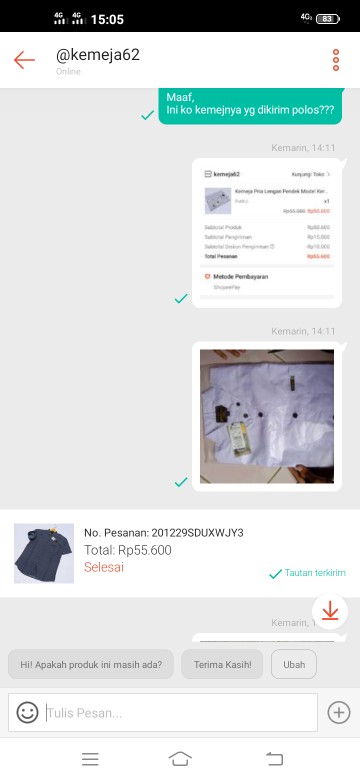 Kemeja Pria Lengan Pendek Motif Terbaru