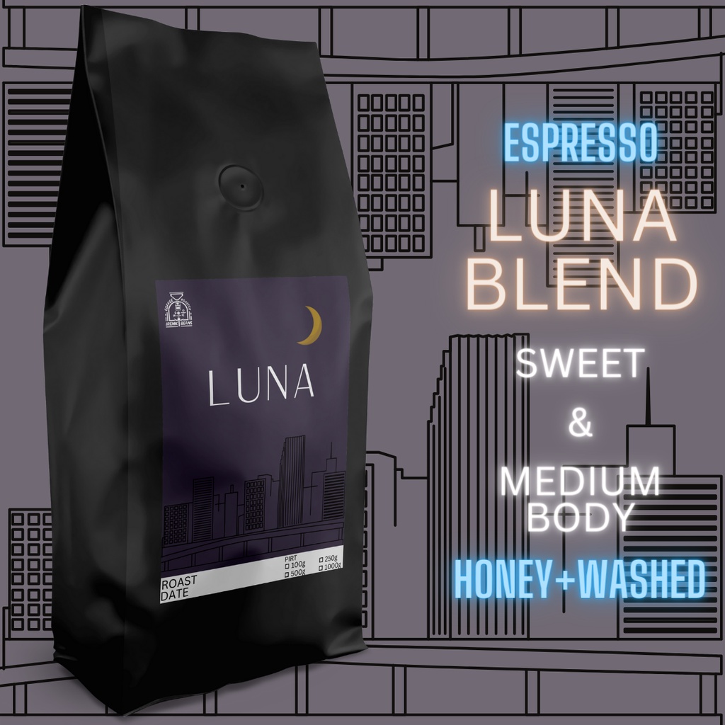 

LUNA BLEND - Full Arabika Honey Washed - 1000 Gram - Sweet