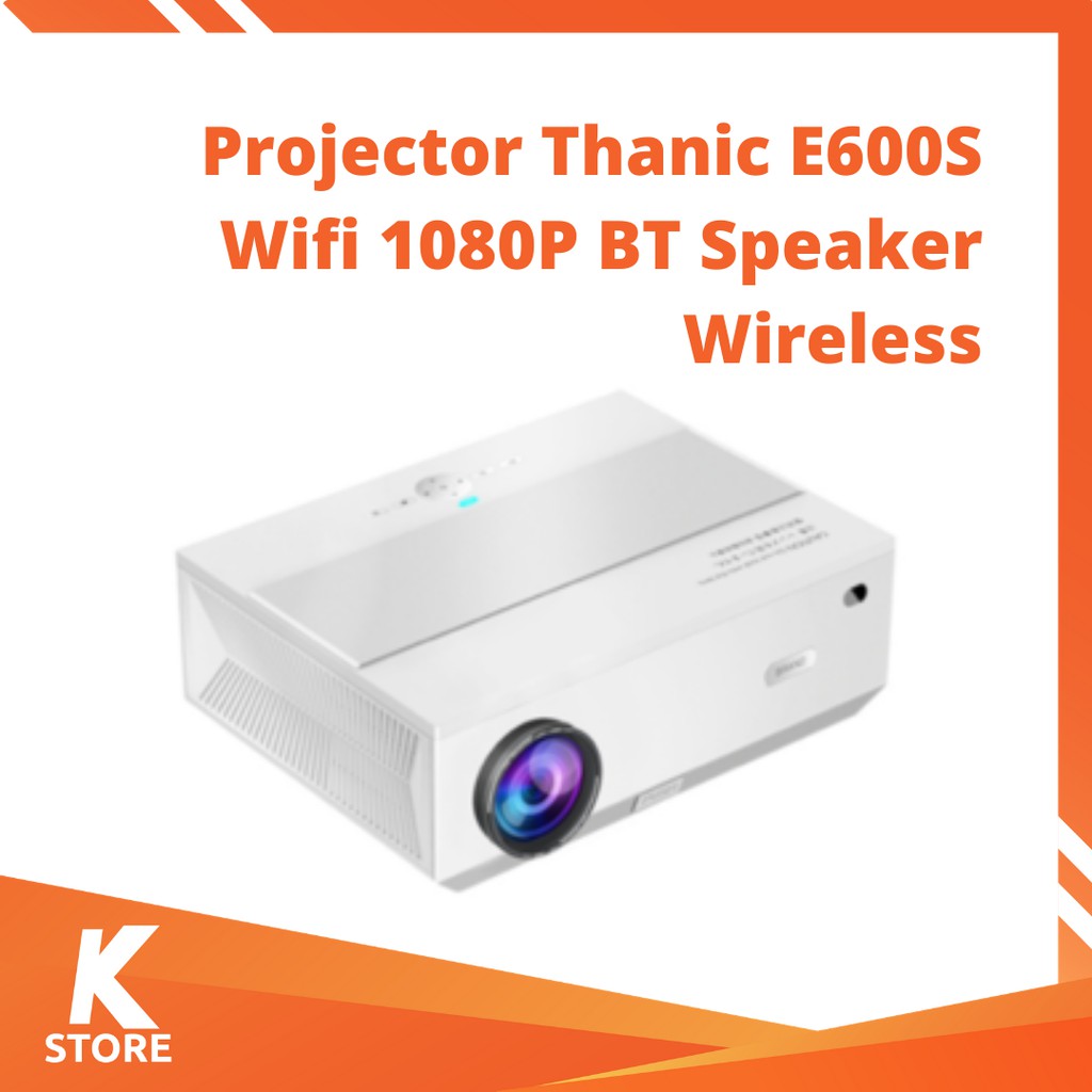 Jual Projector Thanic E600S Wifi 1080P BT Speaker Multimedia LCD