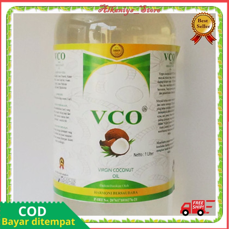 

Original Minyak Kelapa Murni Asli Minyak Kelapa Murni Harmoni isi 1 Lier VCO Virgin Coconut Oil Murah