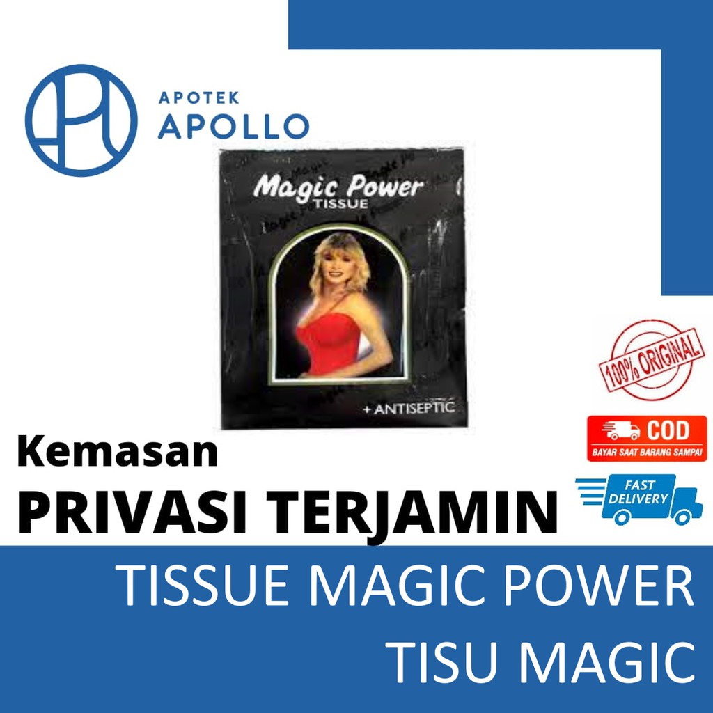 TISSUE MAGIC POWER TISSUE MAGIC ISI 6 SACHET PRIVASI AMAN