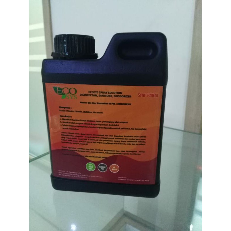 ecosys 1 liter -Disinfectan &amp; Deodorizer-