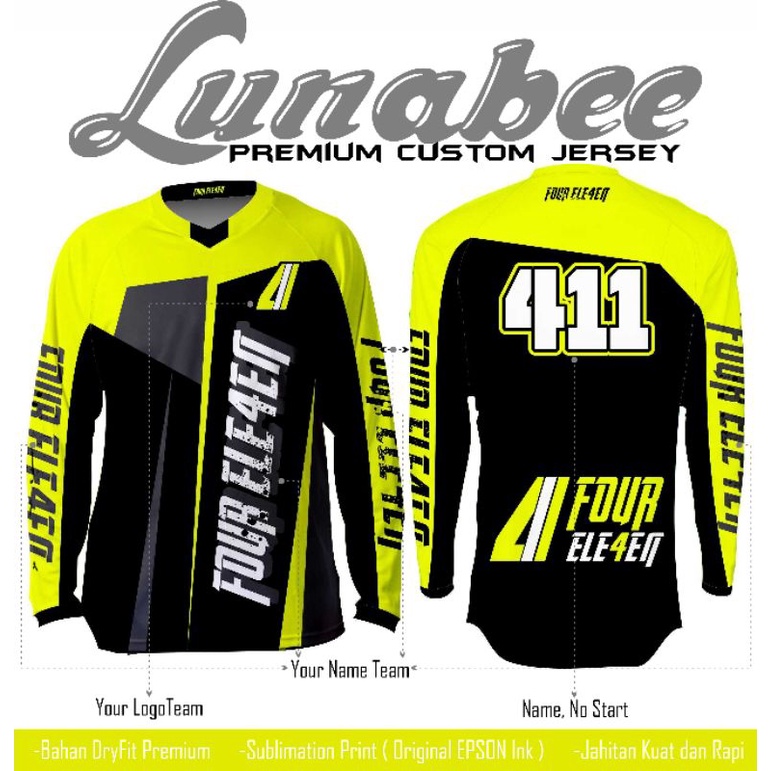 jersey custom kaos baju sepeda mtb trail racing motocross downhill grasstrack free nama  club dan no