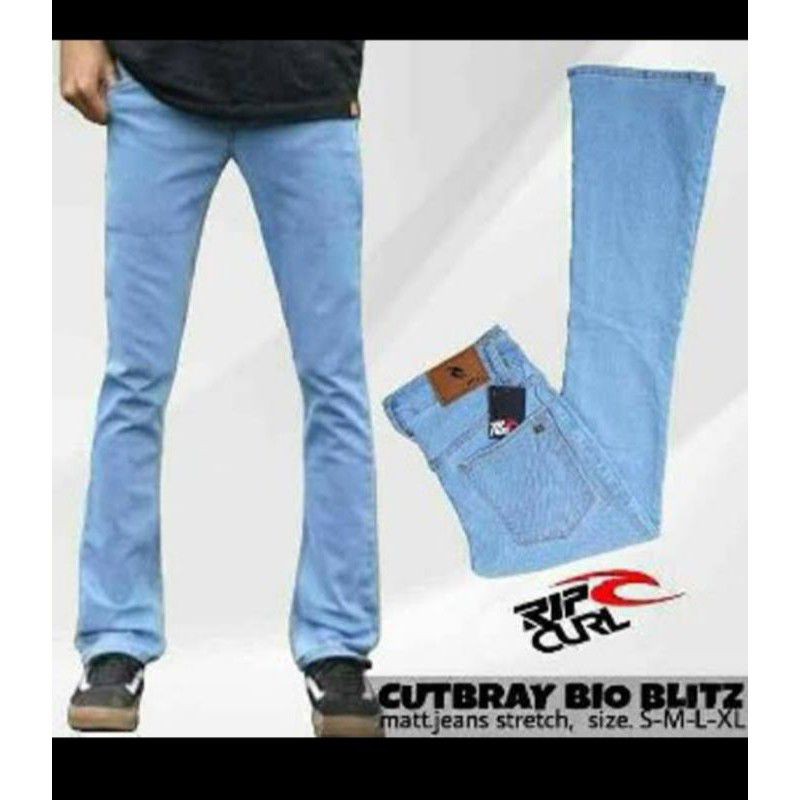 Celana Panjang Pria Jeans/Cutbray Pria Panjang/Celana Boocutt/Cutbray Melar Cod Terlaris