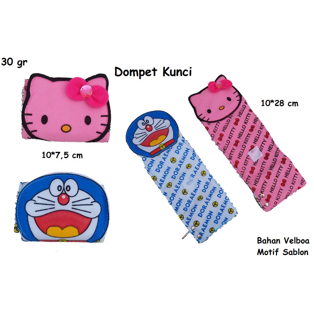 Dompet Kunci Hello Kitty Doraemon Mickey Dompet Stnk