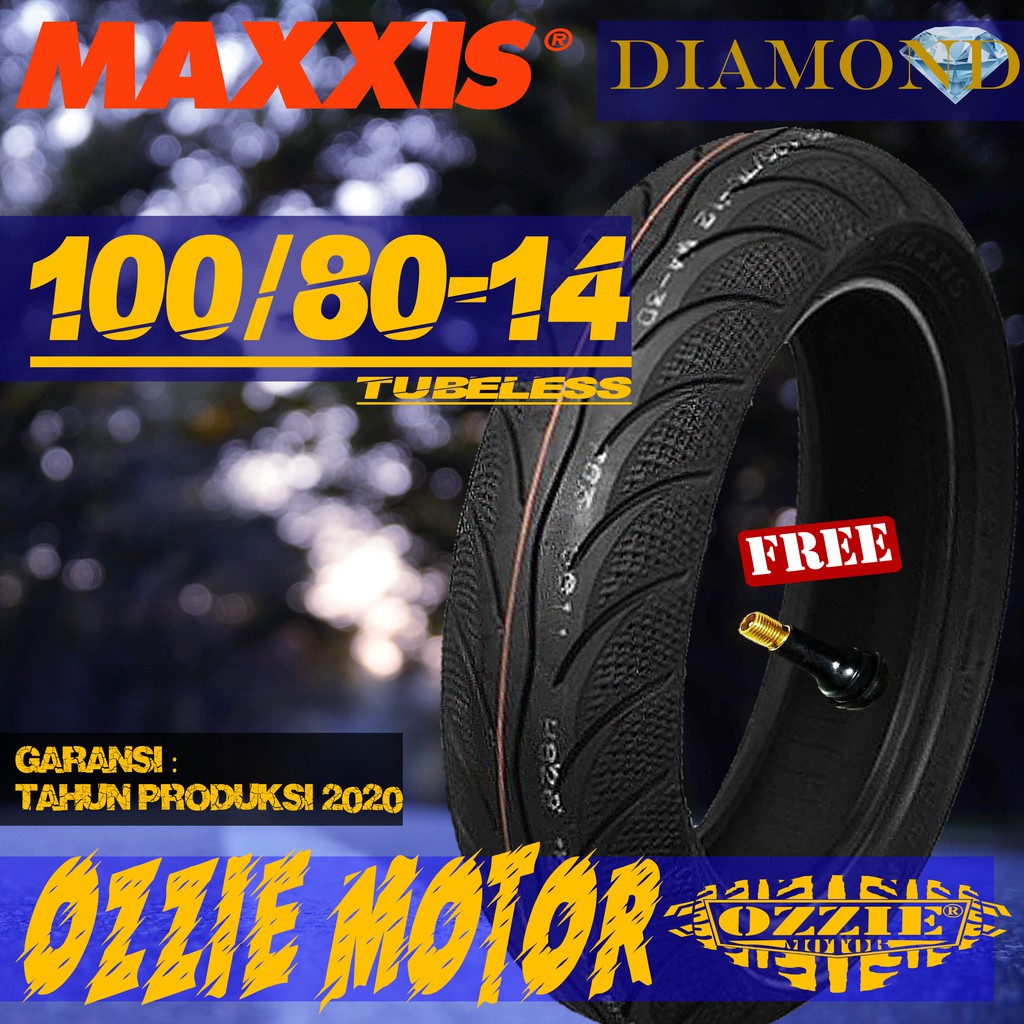 BAN MAXXIS DIAMOND 100/80-14 BEAT VARIO SCOOPY MIO