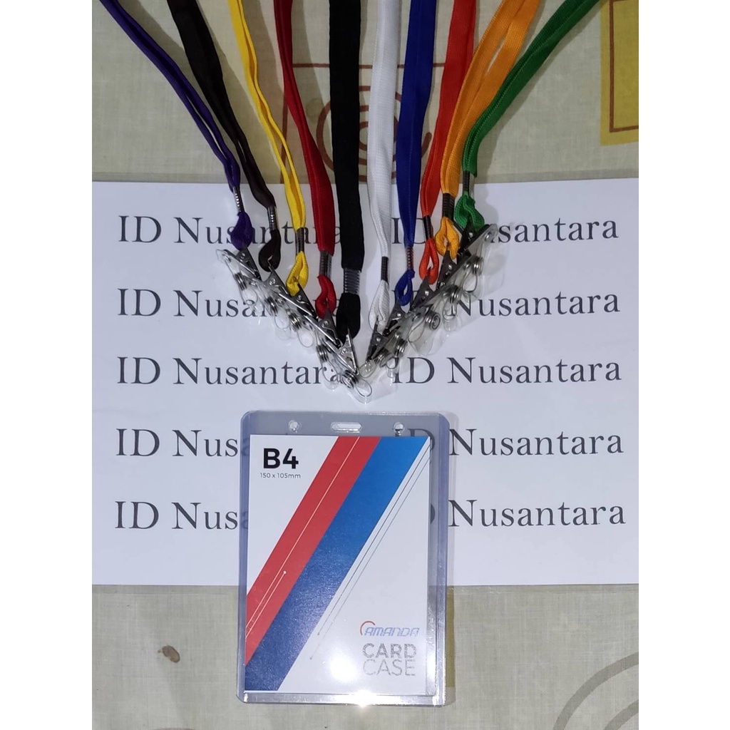 

Paket Tali Jepit Besi + ID Card Case B4