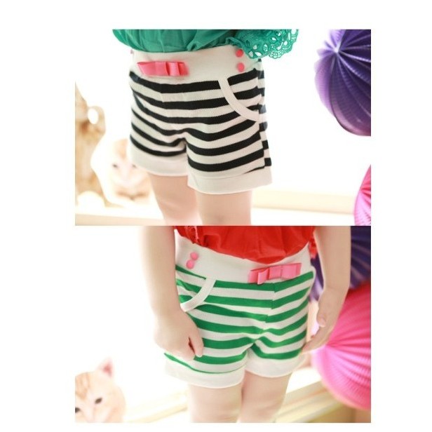 [JOYLEEN BEBE] Stripe Short Pants Celana Anak Pendek Garis2 Celana Anak Import Murah