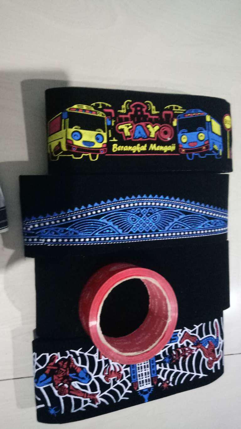 Songkok Batik Kolosebo - Peci Sablon Motif Biru Emas Silver Kopiah Kopyah Kopeah Ac Anak Dewasa