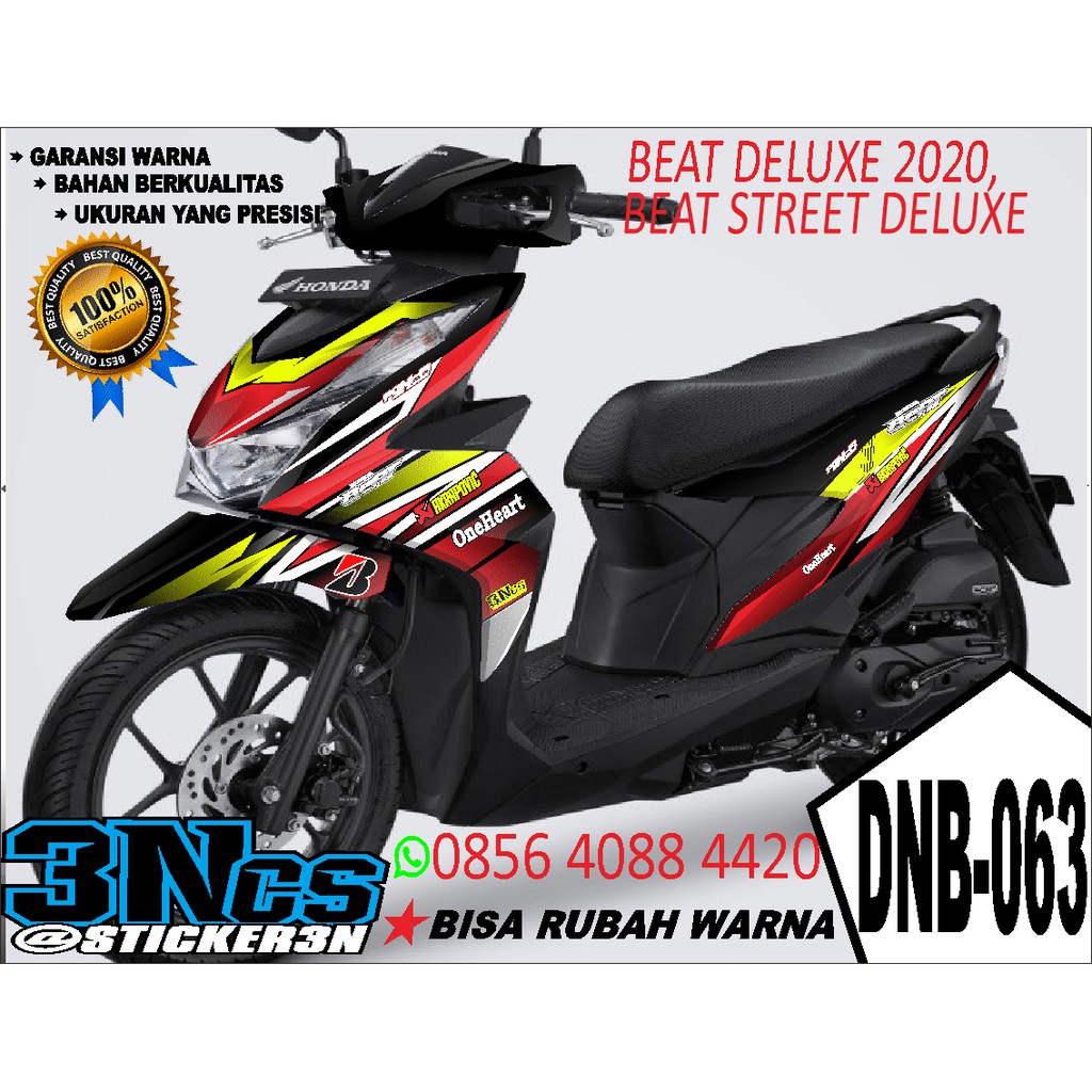Decal Honda Beat Deluxe, Decal Beat Street 2020, Decal Beat New 2021, Decal Fullbodi Honda Beat Delu
