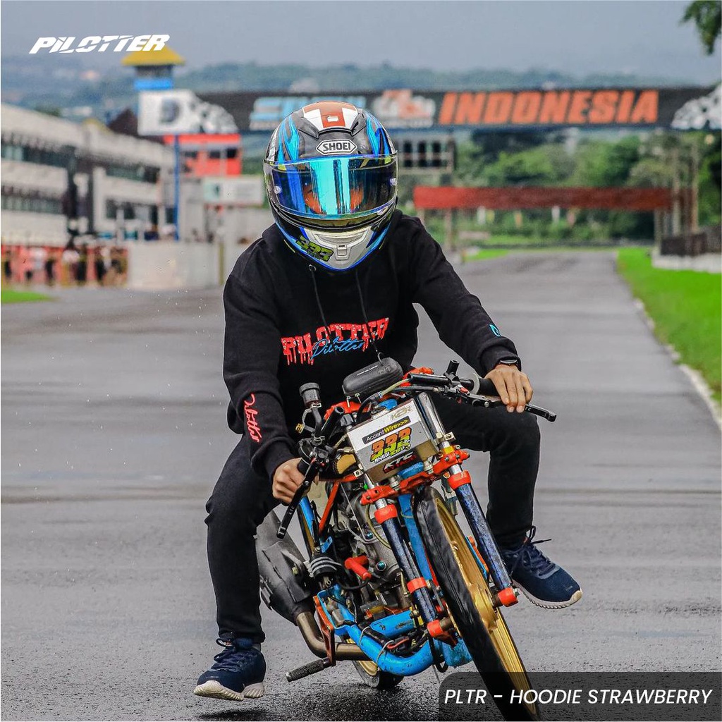 HOODIE PILOTTER STRAWBERY