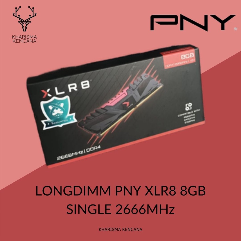 LONGDIMM PNY XLR8 8GB SINGLE 2666MHz