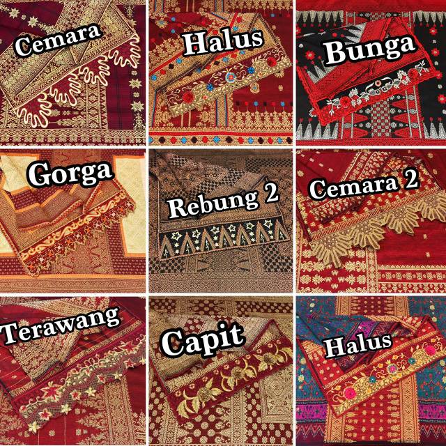 Upah bordir selendang