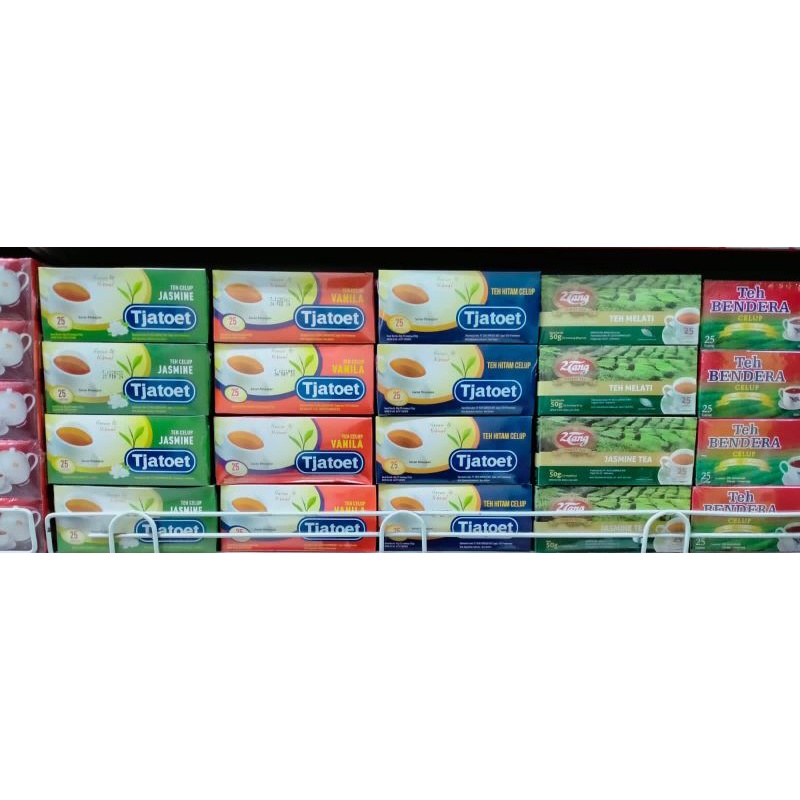 

teh celup 2tang melati/ teh celup cjatut 25's