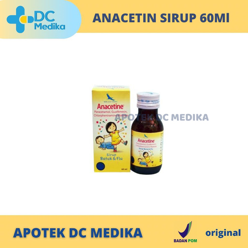 ANACETIN SIRUP 60ML / OBAT FLU