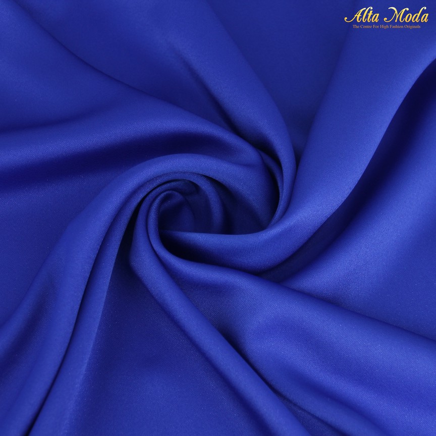 

Alta Moda Furing Premium Cady Lurex Satin Biru Electrik (1M)