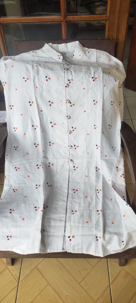 Tunic Batik - Aresha Putih