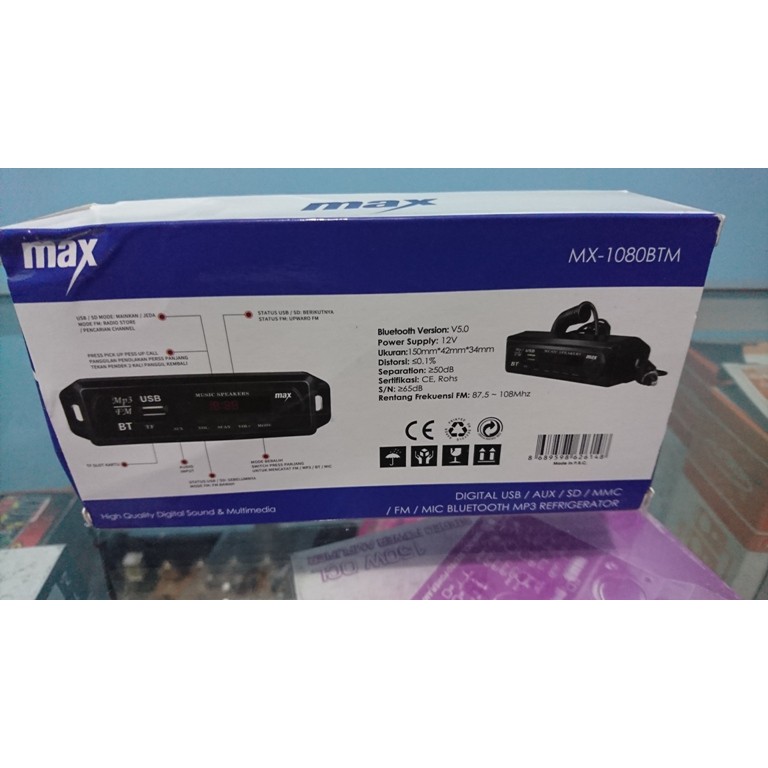 MODUL DIGITAL USB AUX SD MMC BLUETOOTH MP3