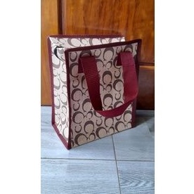 TasTerpal Motif Mini Tas Jinjing Tas Bekal Makanan Totebag Serbaguna