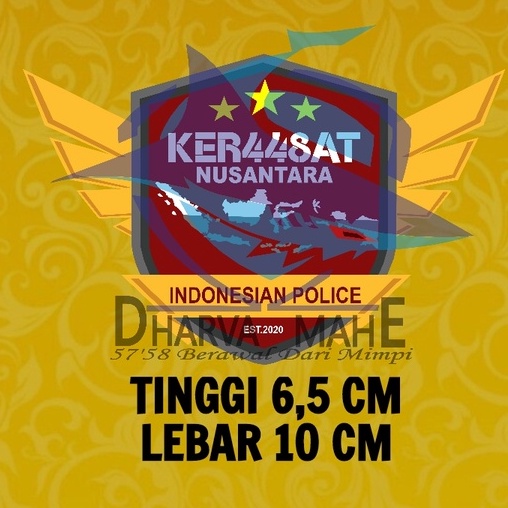 

KER448AT, Stiker KER448AT Nusantara, Stiker KERABAT NUSANTARA, Bintara polri angkatan 44, Stiker Polisi, Stiker Mobil, Stiker Motor