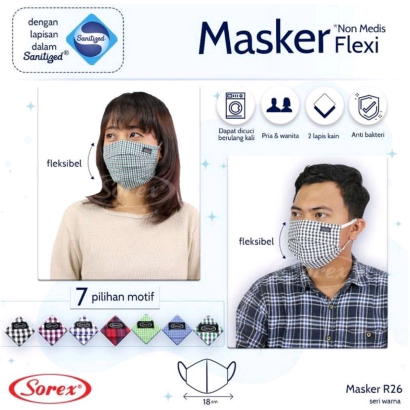 Masker Flexi Sorex R26