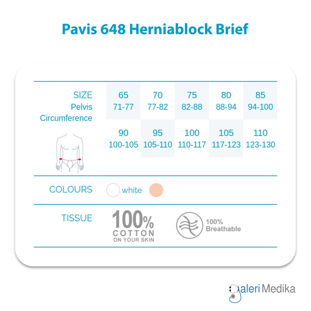 Pavis 648 Erniablock Strong Tension - Celana Hernia