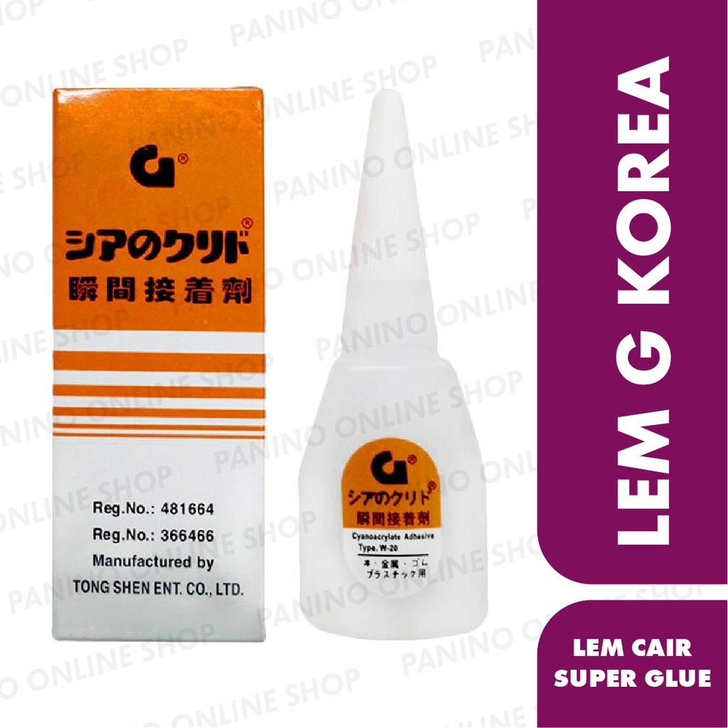 

LEM G KOREA KUALITAS SUPER / Lem G Korea Kualitas Super / Perekat Super Glue Cair Murah / Lem G Korea Epotec Cair Super Glue Serbaguna