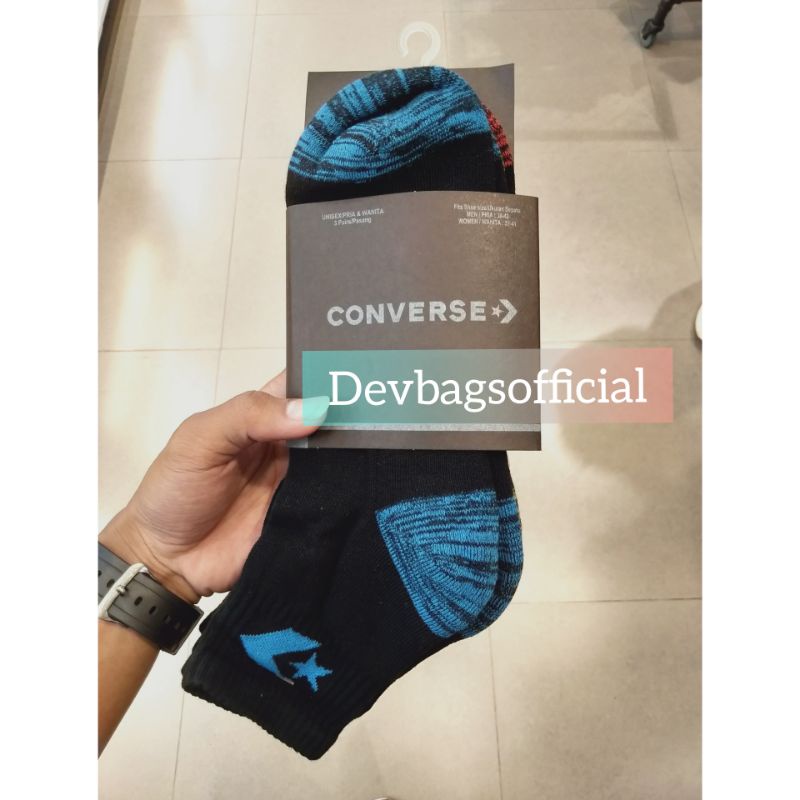 Converse socks 3 pairs - kaos kaki converse - kaos kaki murah - converse original