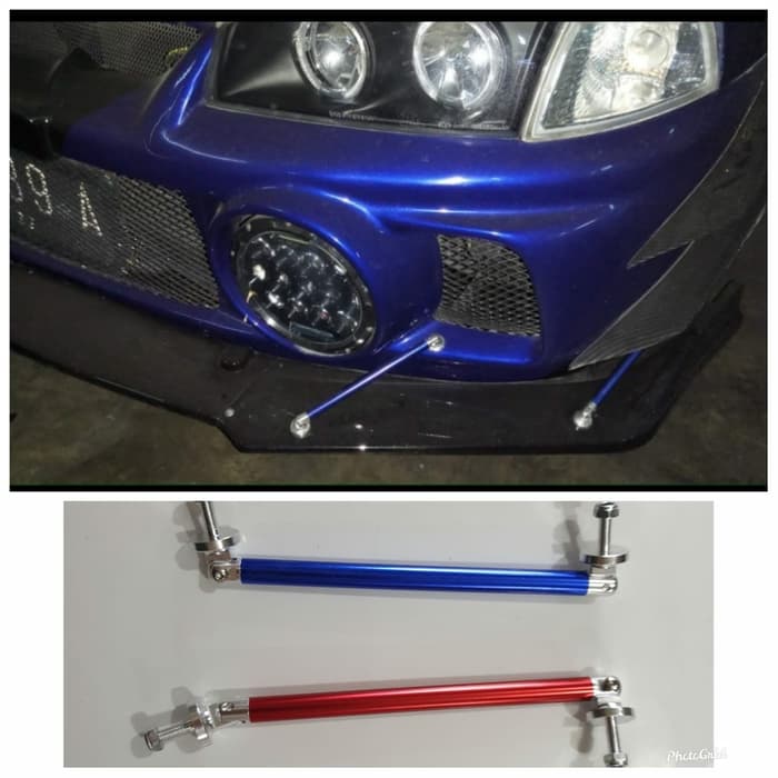 klip bumper KANCING bumper mobil model shockbreaker racing merah biru UNIVERSAL 1 PCS