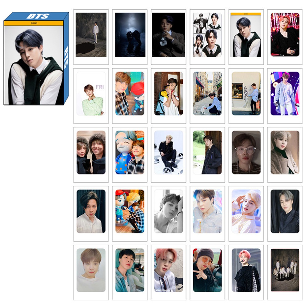 (Hot Sale) 30 Pcs Kartu Pos Foto Artis Kpop Bts Map Of Soul 7 Periphery Same Paragraph