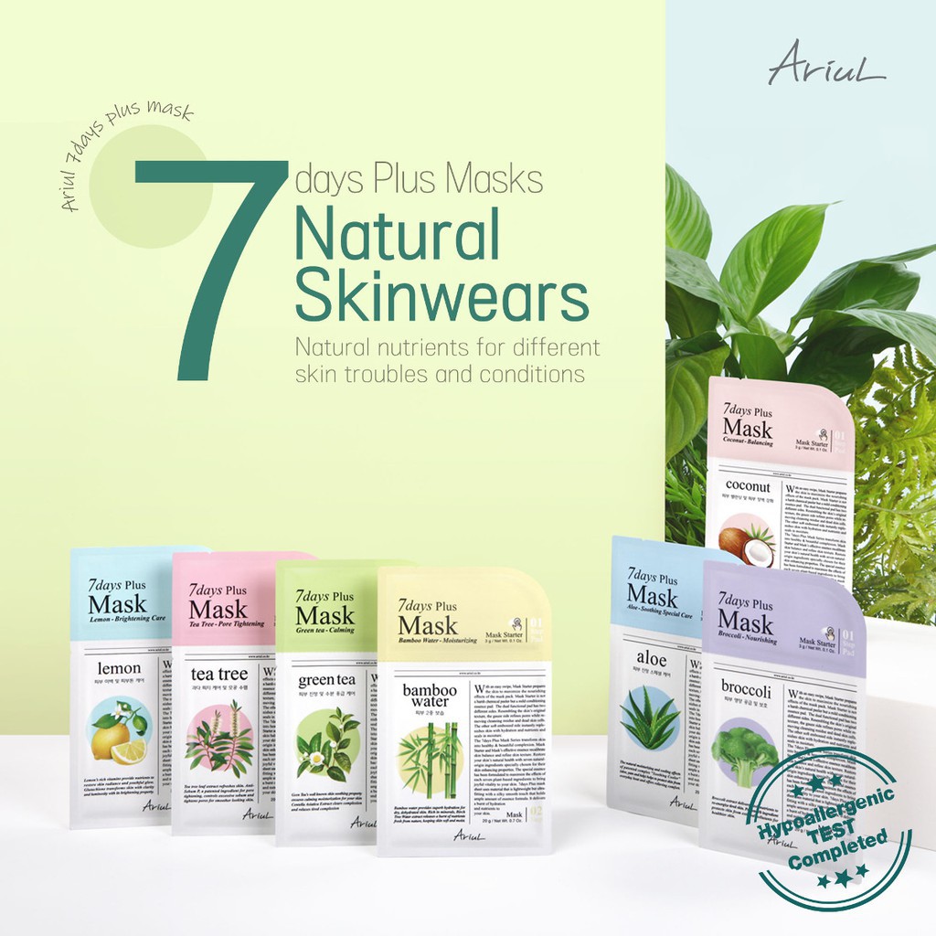 Ariul 7 Days Plus Mask ( Sheet Mask Ori Korea )