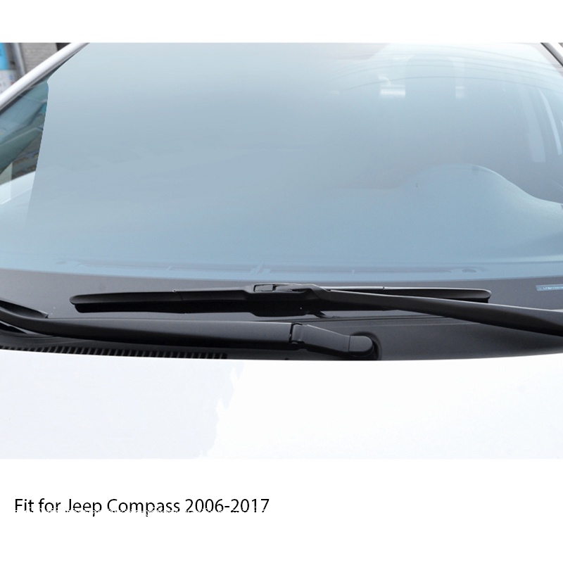 1 Set Karet Wiper Depan Mobil Untuk Jeep Compass MK49 2017 2016-2006