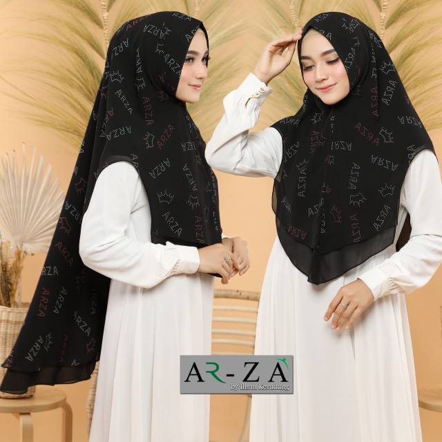 Khimar arza printing oval
