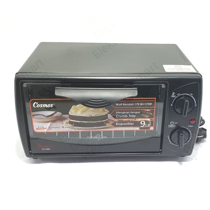 COSMOS oven low watt 9 liter CO 9909 B / pemanggang 9L CO9909 w