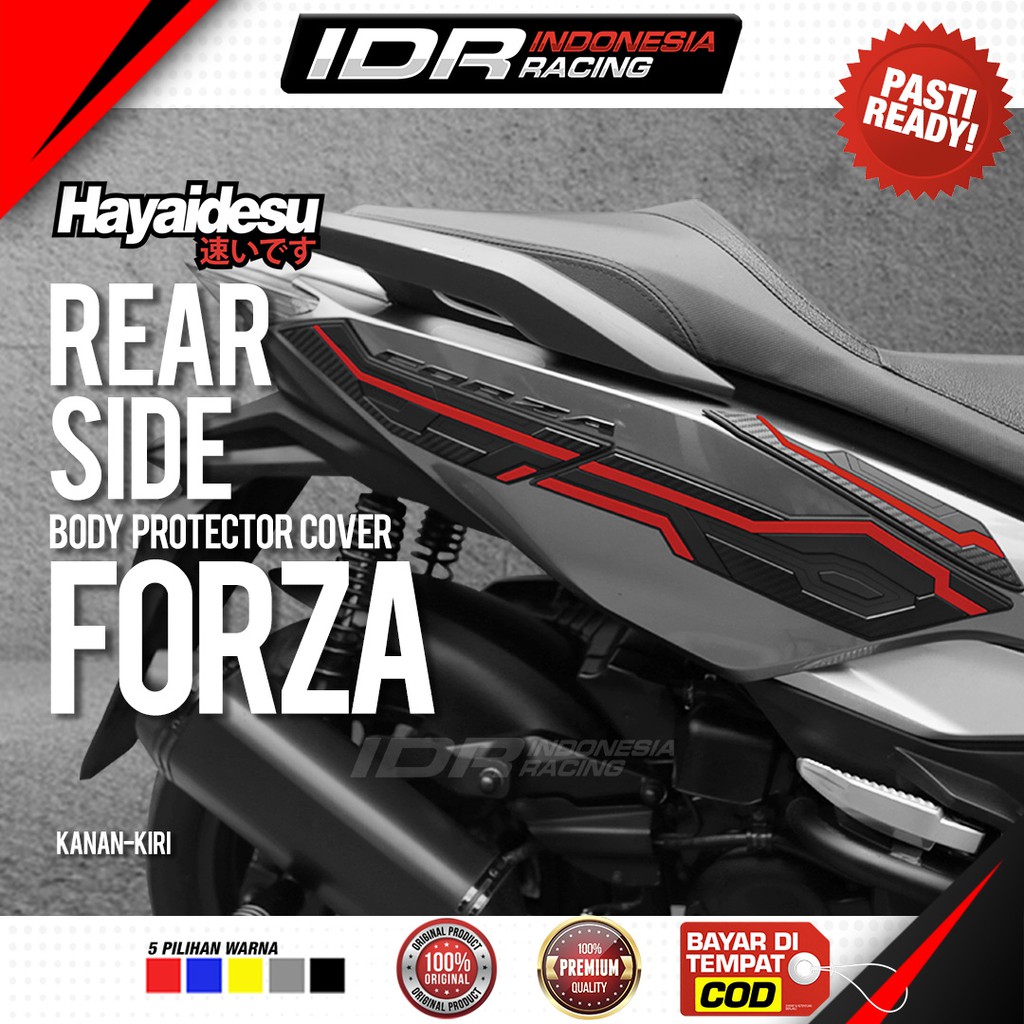 Hayaidesu Honda Forza Rear Side Cover Body Protector Aksesoris Variasi