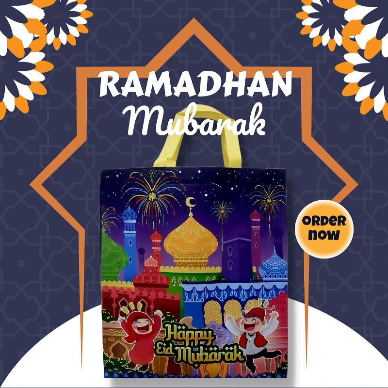 

TAS SPUNBOND LAMINASI LEBARAN IDUL FITRI ukuran 35 x 40 x 15 (P x T x L)