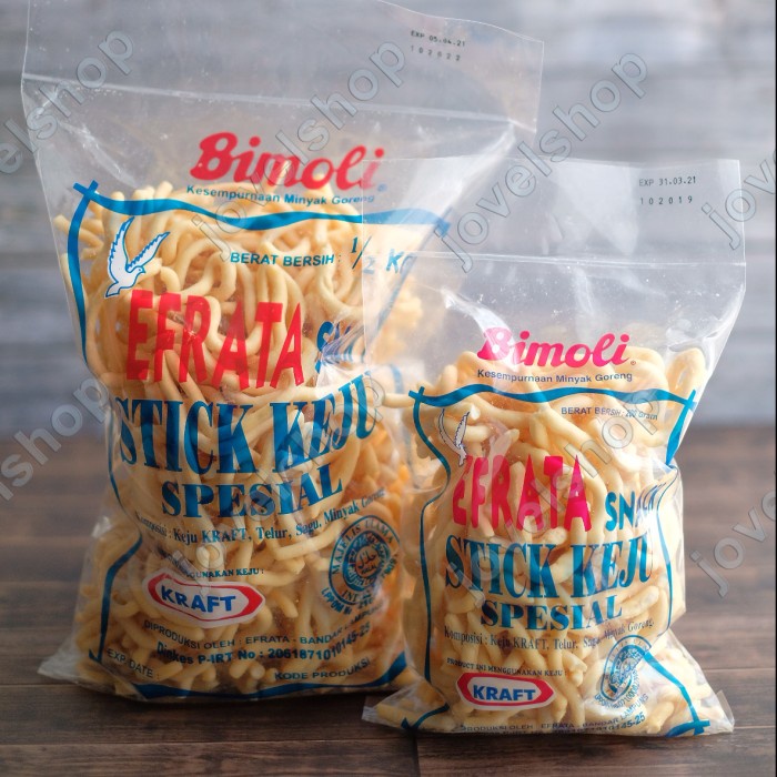 

TERLARIS PROMO Stik Keju Kraft (Cheese Stick) EFRATA 200 gram