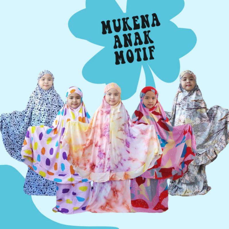 MUKENA BALI REMPEL ANAK SD MOTIF (MAKS 9TH)