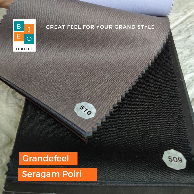 kain seragam polri grandefeel