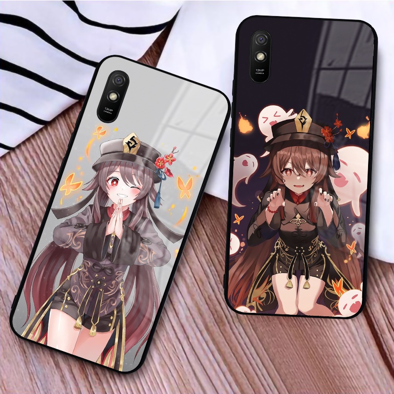(RM39) CASE GLOSSY XIAOMI REDMI 7 7A 8 8A PRO 9 9A 9C 9T S2 | CASE HAPE MOTIF HUTAO GENSHIN IMPACT
