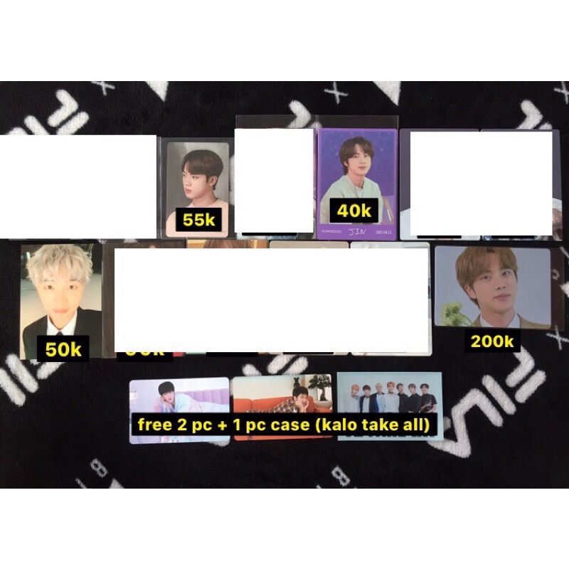 [BACA DESKRIPSI] namjoon rm seokjin jin pajama be sla sa pb bbc sys dicon cardi butter sowoozoo back