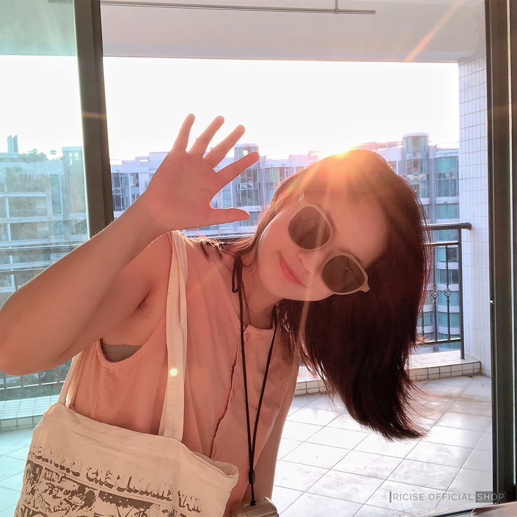 Kacamata Hitam Wanita Korean INS Fashion Oversized Square Sunglasses Gaya Retro - FK3015