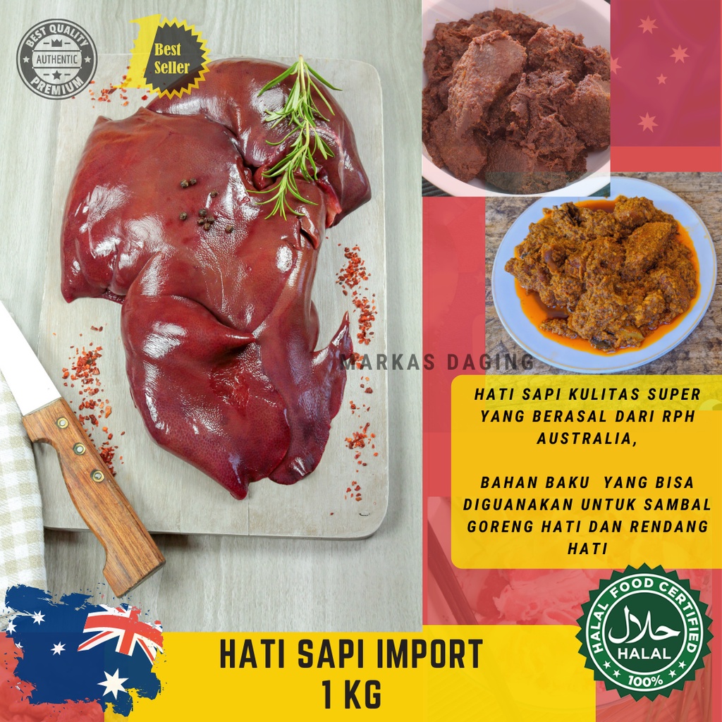 Hati Sapi Import Australia HALAL 1 Kg